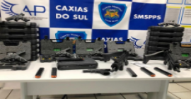 Secretaria de Segurança Pública recebe 22 armas para a Guarda Municipal