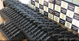 Polícia Civil gaúcha recebe 200 novos fuzis e submetralhadoras