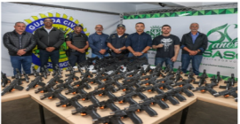 GCM Osasco recebe 239 pistolas calibre .40