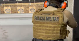 10º BPM: Policiais militares recebem treinamento com uso de fuzil T4
