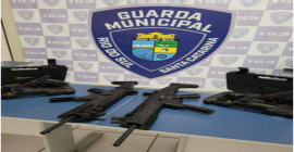 Guarda Municipal de Rio do Sul, em Santa Catarina, se equipa com pistolas e carabinas Taurus﻿