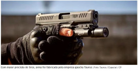 Brigada Militar adquire 5 mil pistolas TS9 de calibre 9 mm para substituir as antigas ponto 40