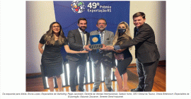 Taurus foi distinguida com o Prêmio Exportação RS 2021, recebido por Salesio Nuhs, CEO Global da empresa
