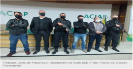 Polícia Civil de Paranavaí é equipada com dois fuzis adquiridos pelo Conseg