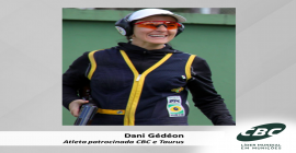 CBC/Taurus renovam patrocínio com a atleta Danielle Gédéon