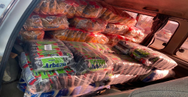 Taurus doa 96 toneladas de alimentos e produtos de limpeza para famílias carentes de São Leopoldo e outras três cidades da região