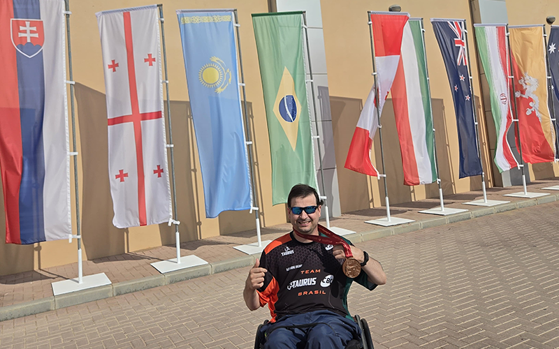Alexandre Galgani é o primeiro Paratleta Brasileiro a conquistar o 1° lugar do Ranking Mundial de Tiro Esportivo