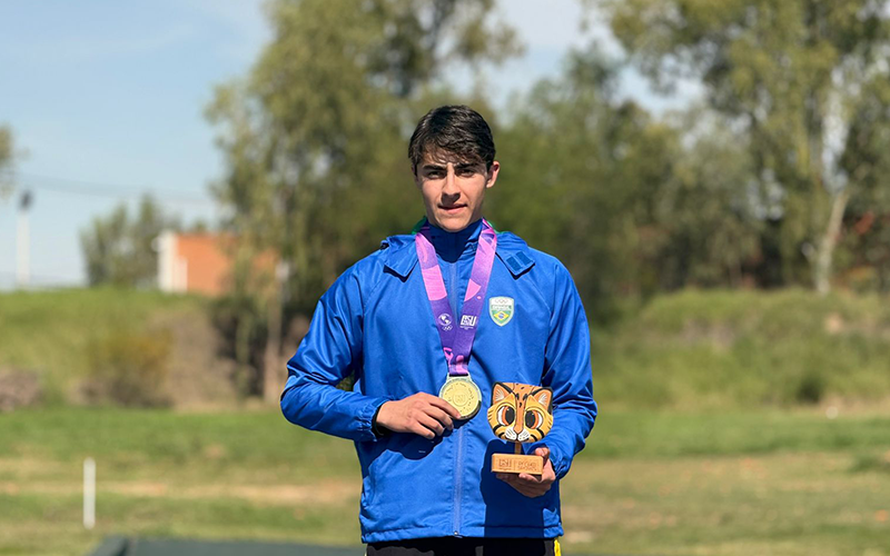 Hussein Daruich, do Team TAURUS CBC, é medalha de Ouro em Fossa Olímpica nos Jogos Pan-Americanos Júnior Assunção 2025